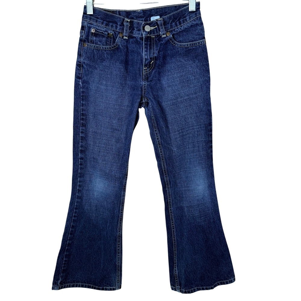 Levi's Kids Blue Wash Flare Jeans Size 12 Cotton‎ Red Tab